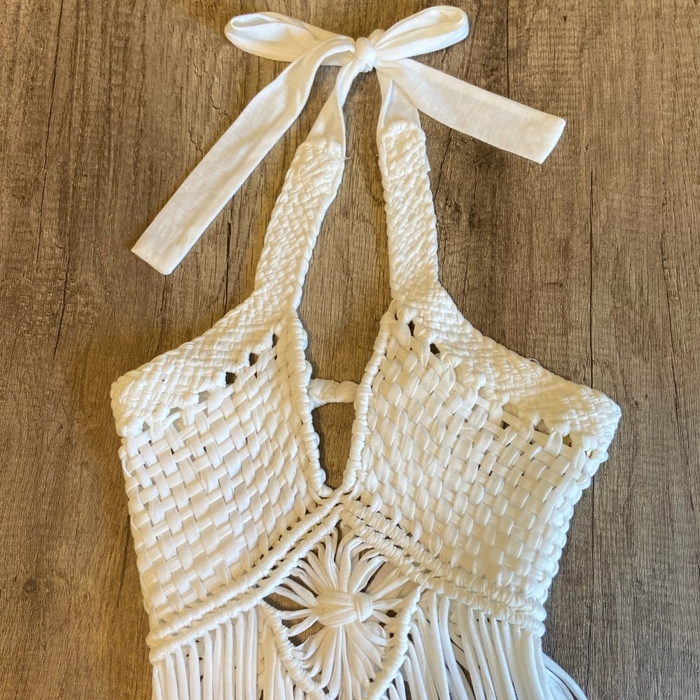 Wildcat boho halter top festival top